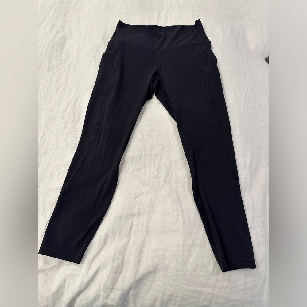 Lululemon Align Leggings with pockets, black, size 10, 25” inseam
